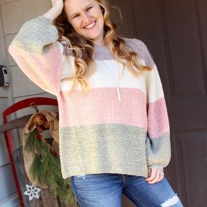 Malea Striped Sweater